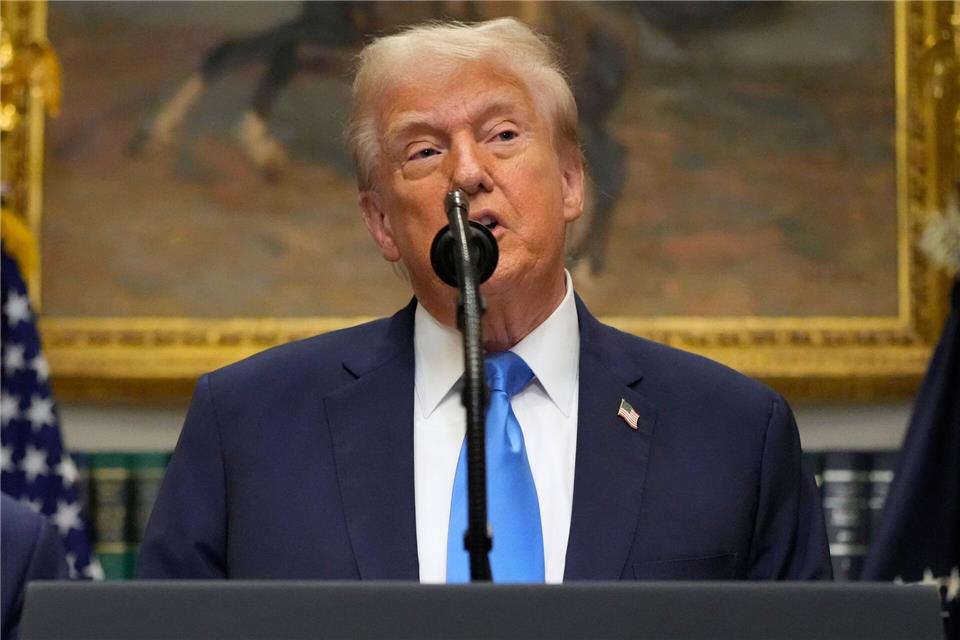 Trump hat die Antifa-Bewegung als Terrororganisation eingestuft. Mark Schiefelbein/AP/dpa