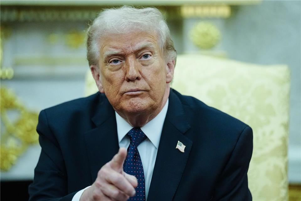 Trump hat sich mit Vertretern der US-Rüstungsbranche getroffen. (Archivbild)Kay Nietfeld/dpa