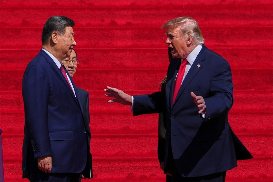 Trump hatte Xi vergangene Woche in Washington empfangen. (Archivbild) Julia Demaree Nikhinson/AP/dpa
