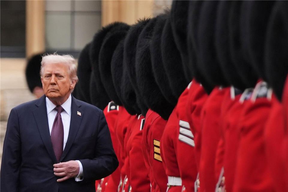 Trump ist ein Fan der britischen Monarchie. Evan Vucci/AP/dpa