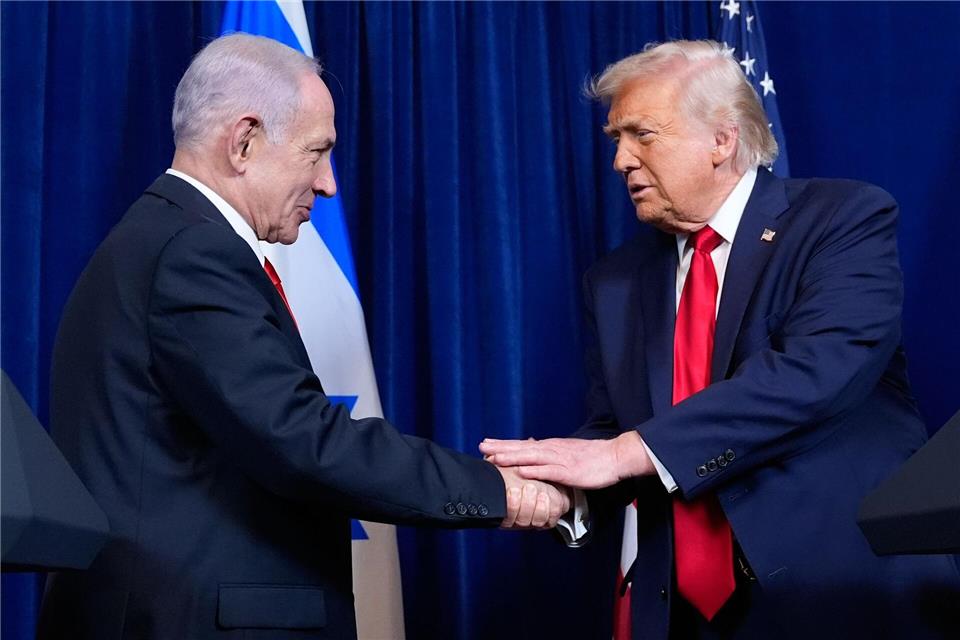 Trump kritisiert Netanjahu scharf für dessen Vorgehen im Libanon. (Archivbild)Alex Brandon/AP/dpa