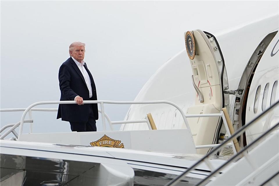 Trump machte keine Angaben dazu, inwiefern der Iran vorab über die US-Initiative informiert war. Matt Rourke/AP/dpa