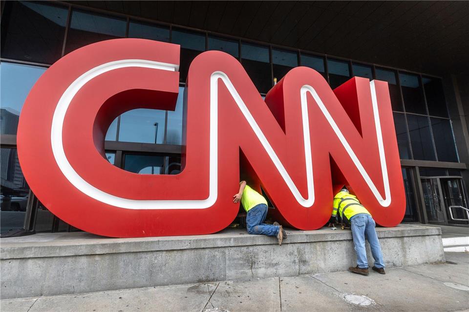 Trump missfällt die Vorstellung, dass die aktuelle CNN-Führung gestärkt mit Geld aus dem Studioverkauf weitermachen könnte. (Archivbild)John Spink / John.Spink@ajc.com/Atlanta Journal-Constitution via AP/dpa