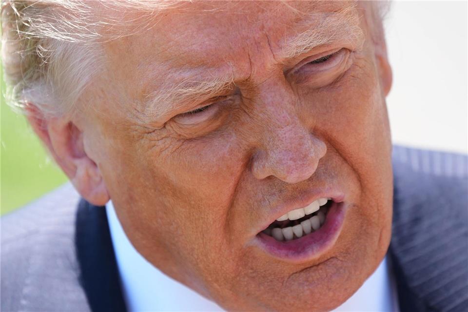 Trump provoziert erneut mit einem Post - im Fokus: Venezuela. Jacquelyn Martin/AP/dpa