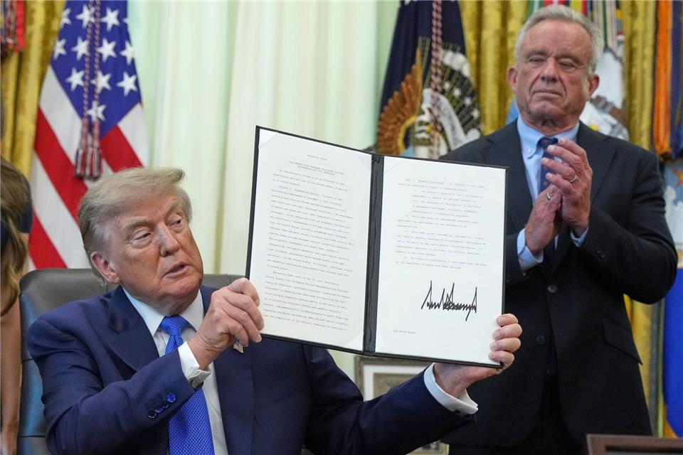 Trump räumte selbst ein, dass er sich auf unbelegte Behauptungen stütze.Jacquelyn Martin/AP/dpa