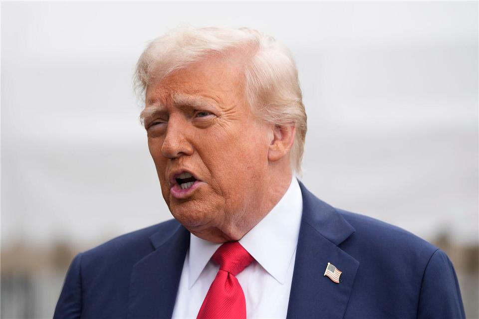 Trump ruft Israel zu einem Stopp der Bombardements auf. Mark Schiefelbein/AP/dpa