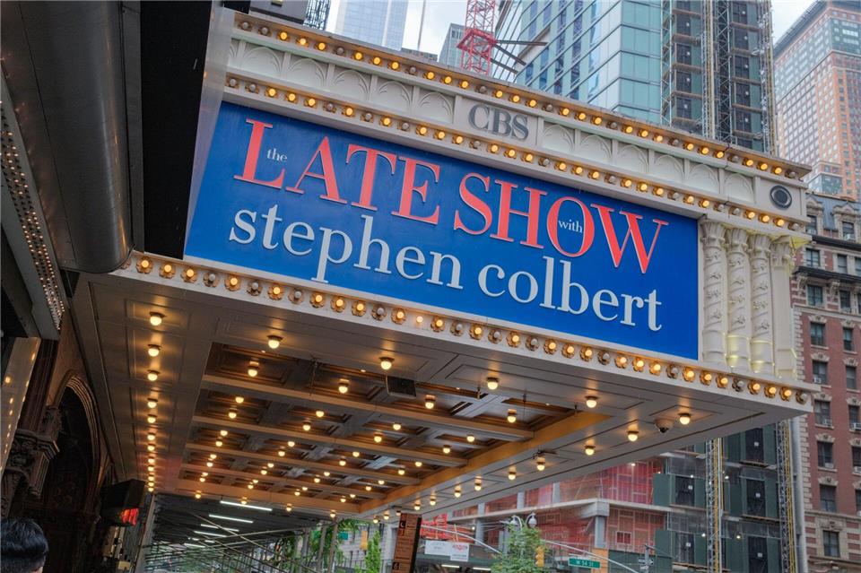 Trump stichelt wieder gegen Comedian Stephen Colbert.Milo Hess/ZUMA Press Wire/dpa
