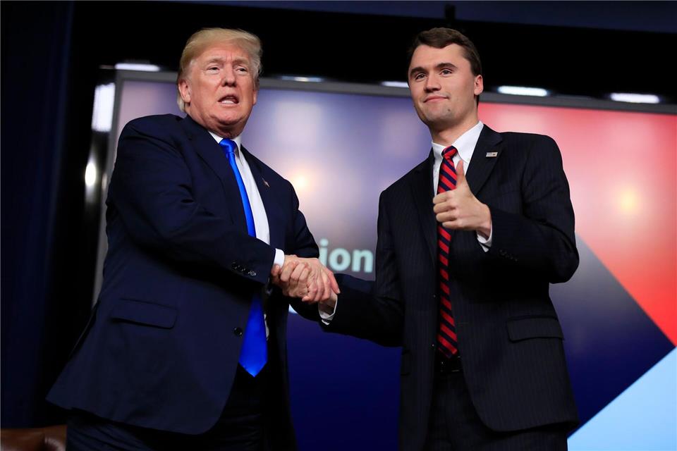 Trump und Kirk kennen sich (Archivbild).Manuel Balce Ceneta/AP/dpa