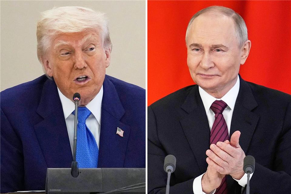 Trump und Putin telefonierten zum dritten Mal seit Jahresbeginn miteinander. Brandon/Bednyakov/AP/dpa