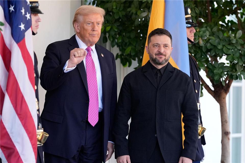 Trump und Selenskyj trafen sich im Weißen Haus. Alex Brandon/AP/dpa