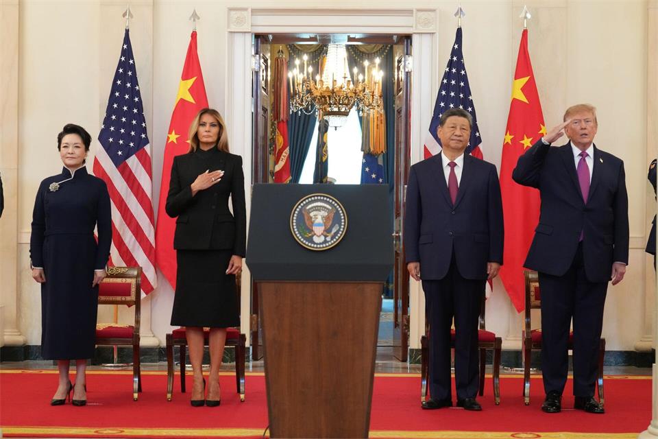 Trump und Xi haben sich im Weißen Haus getroffen. Jacquelyn Martin/AP/dpa