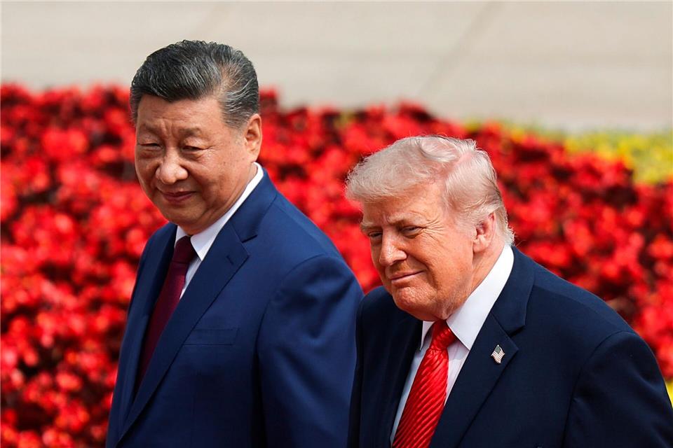 Trump und Xi sind betont freundlich zueinander.Maxim Shemetov/Pool Reuters/AP/dpa