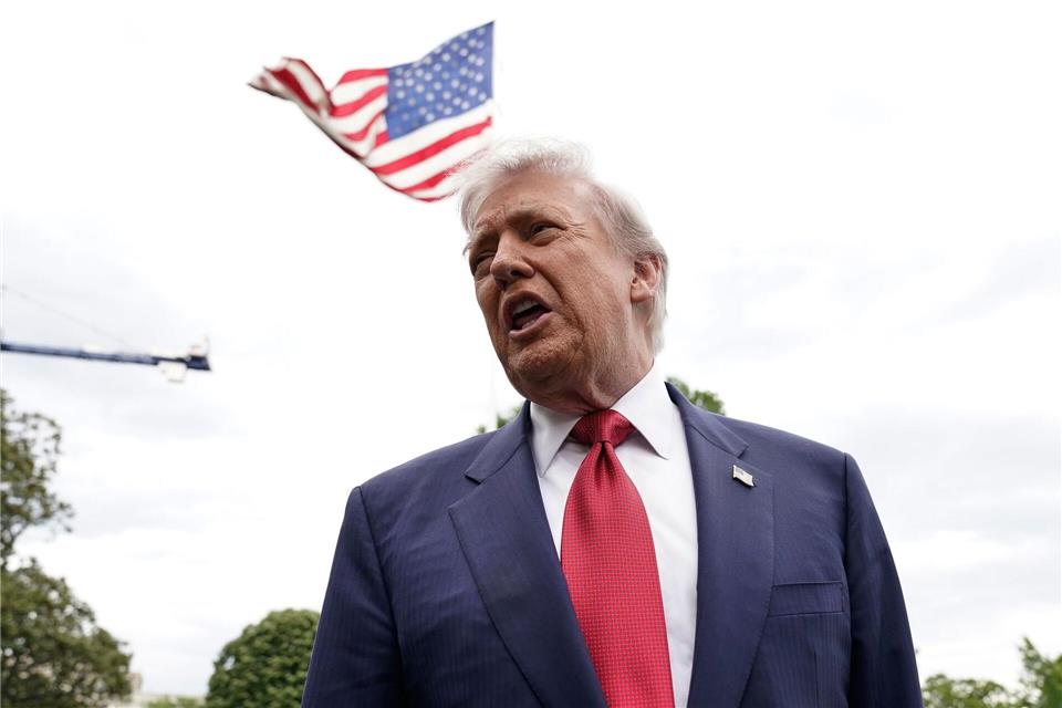 Trump wartet auf eine Antwort aus dem Iran. Jose Luis Magana/AP/dpa