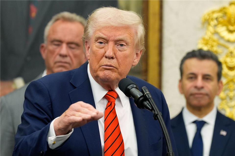 Trump will Rede vor israelischem Parlament halten Trump will sowohl nach Israel als auch nach Kairo reisen.Alex Brandon/AP/dpa