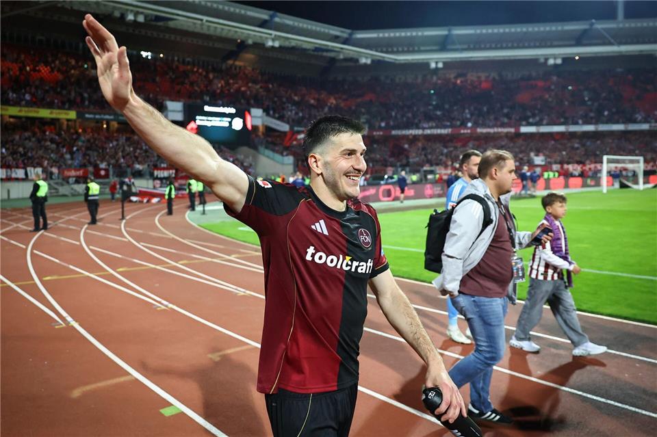 Tschüss Nürnberg: Luka Lotschoschwili wechselt nach Köln. (Archivbild)Daniel Karmann/dpa