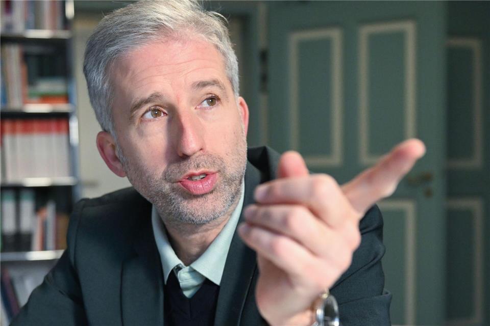 Tübingens OB Palmer streitet mit dem Datenschutz. (Foto-Produktion)Bernd Weißbrod/dpa