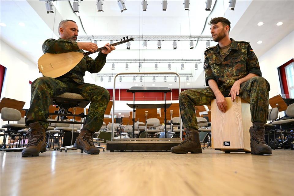 Türkische Musik im Stabsmusikkorps der BundeswehrElisa Schu/dpa