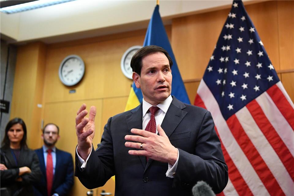 US-Außenminister Marco Rubio ist überzeugt, dass die Bemühungen um Frieden in der Ukraine erfolgreich sein werden.Lian Yi/XinHua/dpa
