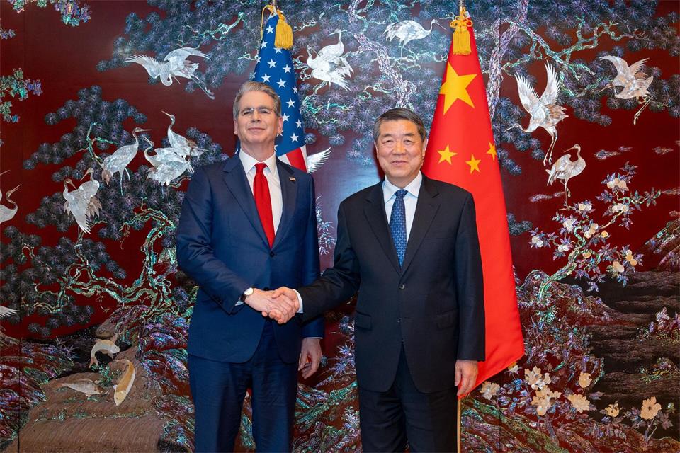 US-Finanzminister Bessent will am Wochenende Chinas Vizepremier He treffen. (Archivbild)Zhang Xiaoyu/XinHua/dpa