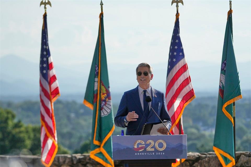 US-Finanzminister Scott Bessent kritisierte China beim G20-Finanzminister-Treffen. (Archivbild)Gerald Herbert/AP/dpa