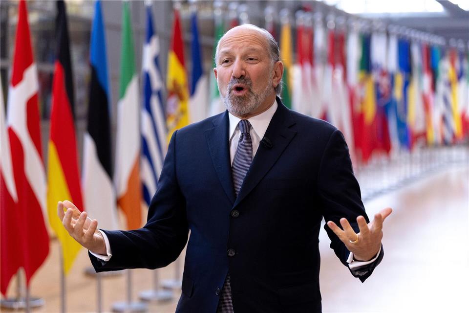 US-Handelsminister Howard Lutnick in Brüssel. Omar Havana/AP/dpa