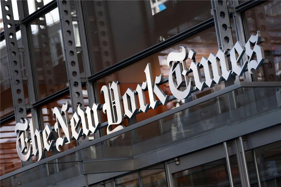 US-Präsident Donald Trump hat eine Milliarden-Klage gegen die renommierte „New York Times“ eingereicht.Mark Lennihan/AP/dpa