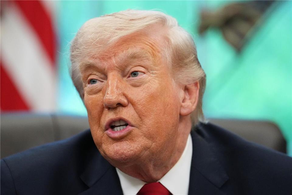 US-Präsident Trump erwägt eine Reduzierung der Truppen in Deutschland.Matt Rourke/AP/dpa