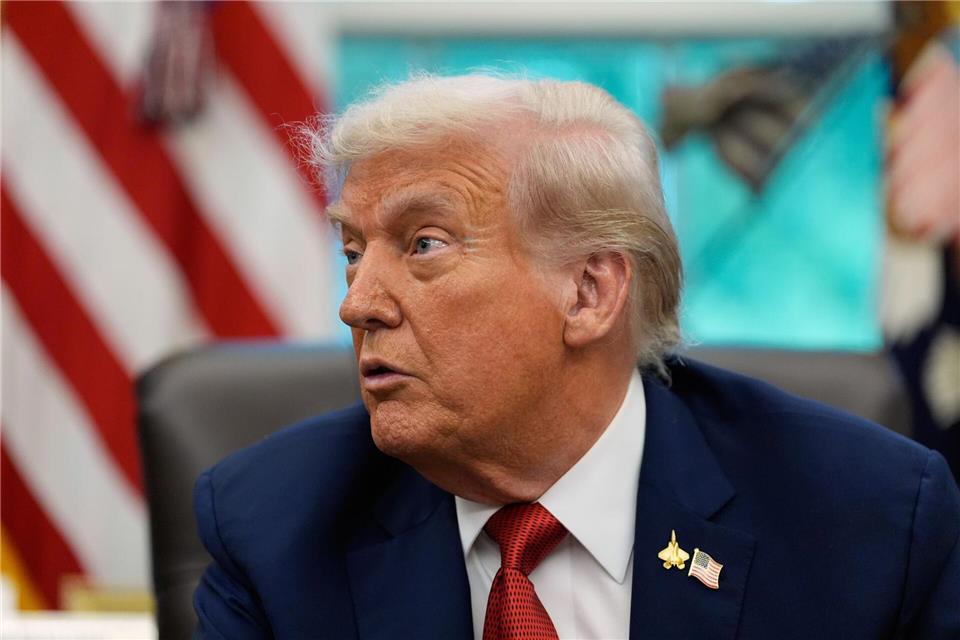 US-Präsident Trump sprach von einem sanfteren Vorgehen. Alex Brandon/AP/dpa