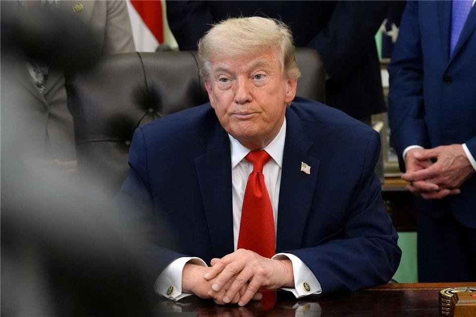 US-Präsident Trump stellt einmal mehr ein baldiges Rahmenabkommen mit dem Iran in Aussicht.Jacquelyn Martin/AP/dpa