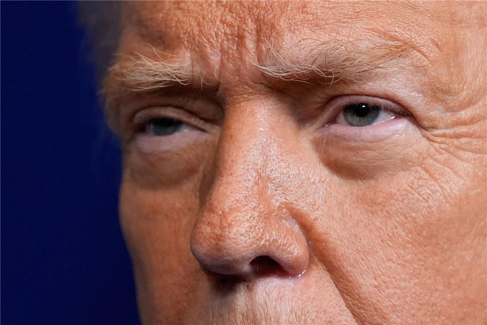 US-Präsident Trump warnt den Iran. Alex Brandon/AP/dpa