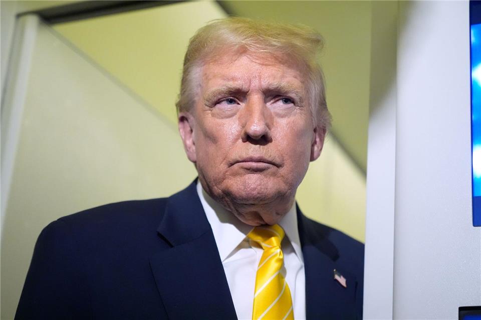 US-Präsident Trump will eine Milliardensumme von der BBC einklagen.Manuel Balce Ceneta/AP/dpa