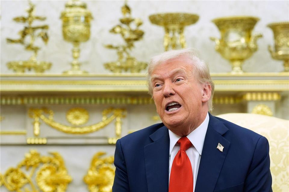 Venezolanerin María Corina Machado erhält Friedensnobelpreis US-Präsident Trump wünscht sich einen Nobelpreis.Alex Brandon/AP/dpa