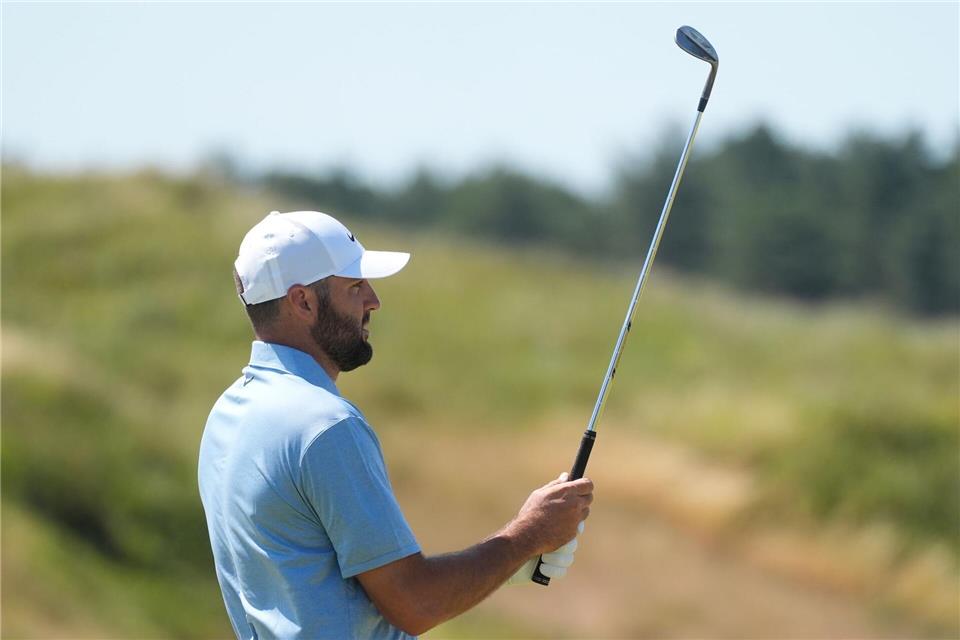 US-Star Scottie Scheffler will den British-Open-Titel erfolgreich verteidigen.Peter Byrne/PA Wire/dpa