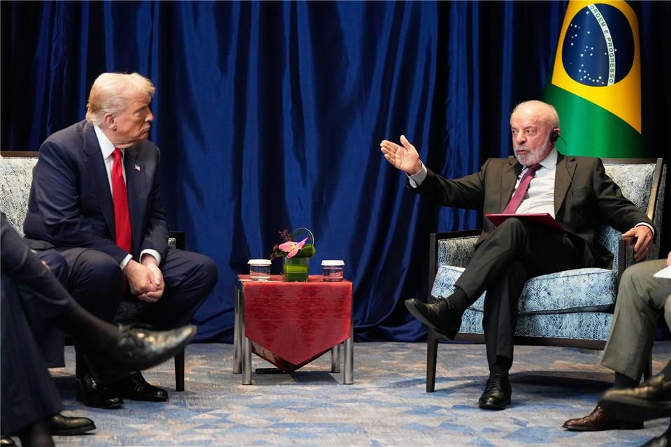 USA belegen Brasilien mit Zöllen. (Archivbild)Mark Schiefelbein/AP/dpa