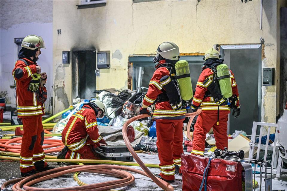 Über 100.000 Euro Schaden soll bei dem Brand in Geislingen an der Steige entstanden sein. Simon Zeiher/onw-images/dpa