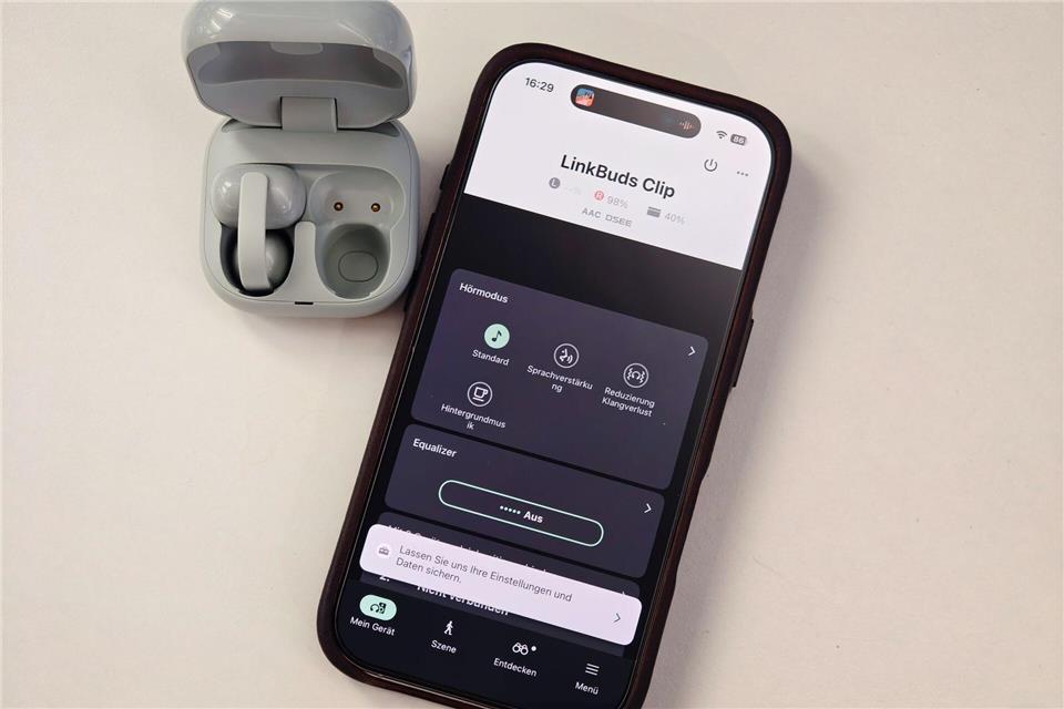 Über die App Sound Connect lassen sich etliche Einstellungen vornehmen.Till Simon Nagel/dpa-tmn