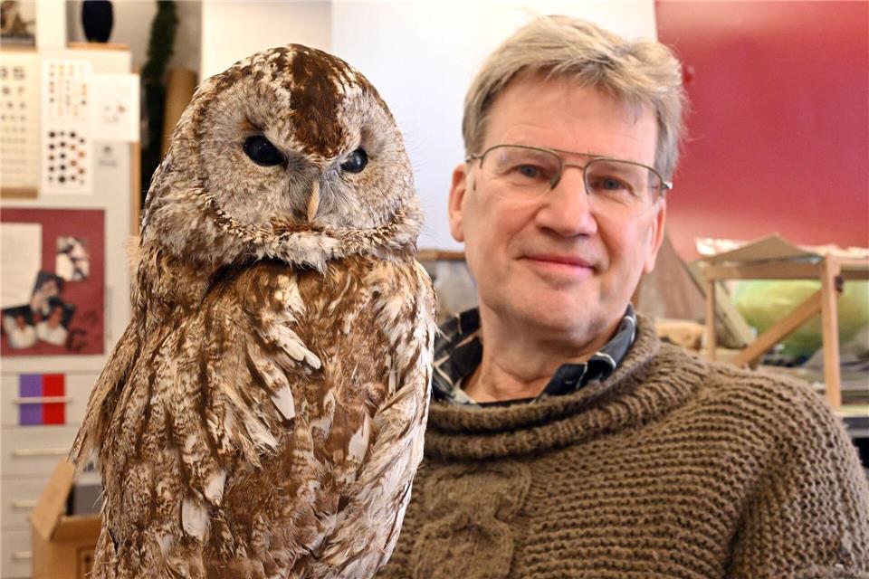 Über die Jahre schuf Peter Mildner viele Präparate, Illustrationen für Ausstellungen und Modelle. Martin Schutt/dpa