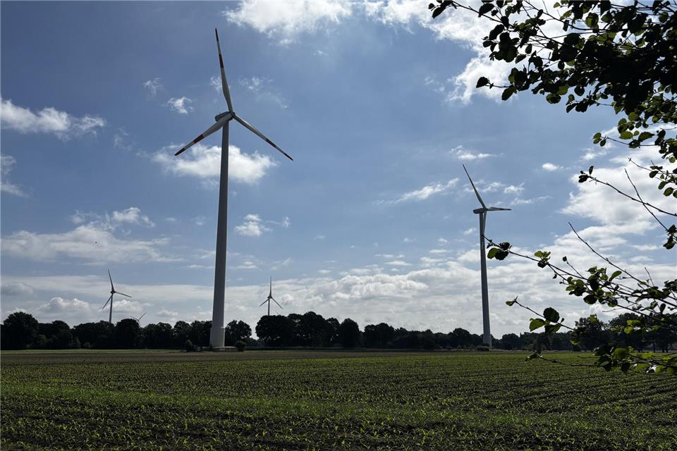 Überall in der Umgehung stehen Windräder. Ob in Marbeck noch ein weiteres gebaut wird, ist aktuell fraglich. Die Mitglieder des Stadtrates stimmten dagegen. Der Kreis könnte diese Entscheidung aber aufheben.