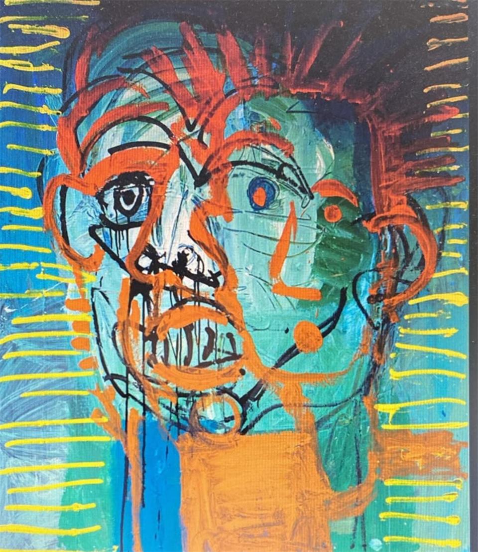 „Übergroße oder asymmetrische Augen, verschobene Münder und frontal gesetzte Köpfe verdichten innere Zustände, ohne sie psychologisch festzuschreiben“, heißt es in der Beschreibung einer früheren Ausstellung über Giermanns Werke.