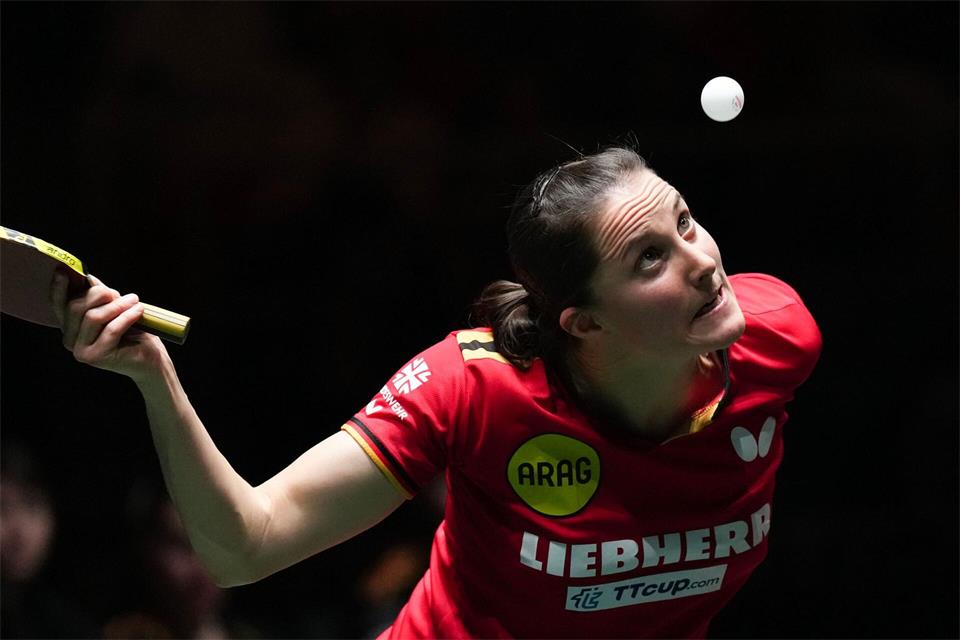 Überraschendes EM-Aus: Tischtennis-Spielerin Sabine Winter scheiterte bereits im Achtelfinale.Wang Ying/XinHua/dpa