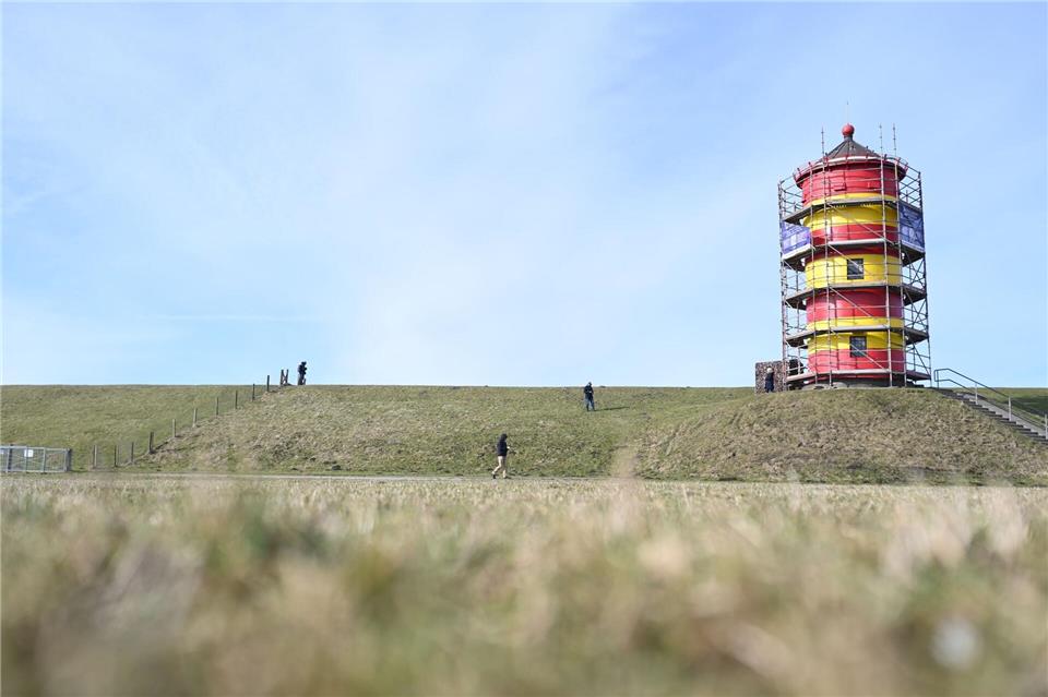 Überregional bekannt wurde der Leuchtturm durch einen Otto-Spielfilm.Lars Penning/dpa