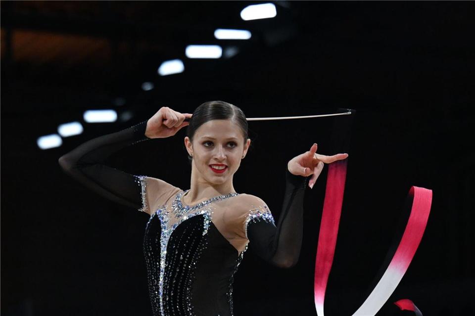 Varfolomeev tadellos: Wieder fünf WM-Titel im Visier Überzeugt bei ihrem WM-Debüt: Anastasia Simakova.Hendrik Schmidt/dpa