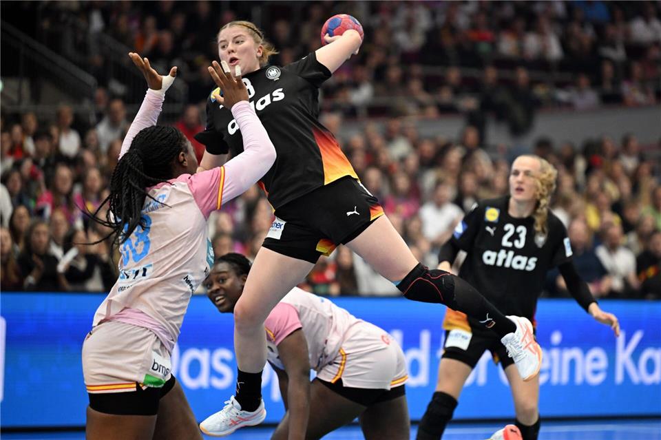 Überzeugt bei ihrer ersten WM: Jungstar Nieke Kühne.Federico Gambarini/dpa