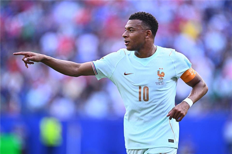 Überzeugte diesmal als Vorbereiter: Kylian Mbappé.Tom Weller/dpa