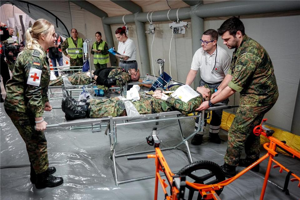 Übung „Medic Quadriga“ der BundeswehrKay Nietfeld/dpa