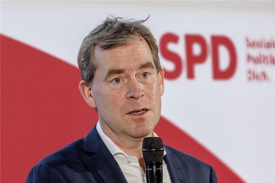 Ulf Kämpfer (SPD) möchte einen Regierungswechsel erreichen. (Archivbild)Markus Scholz/dpa