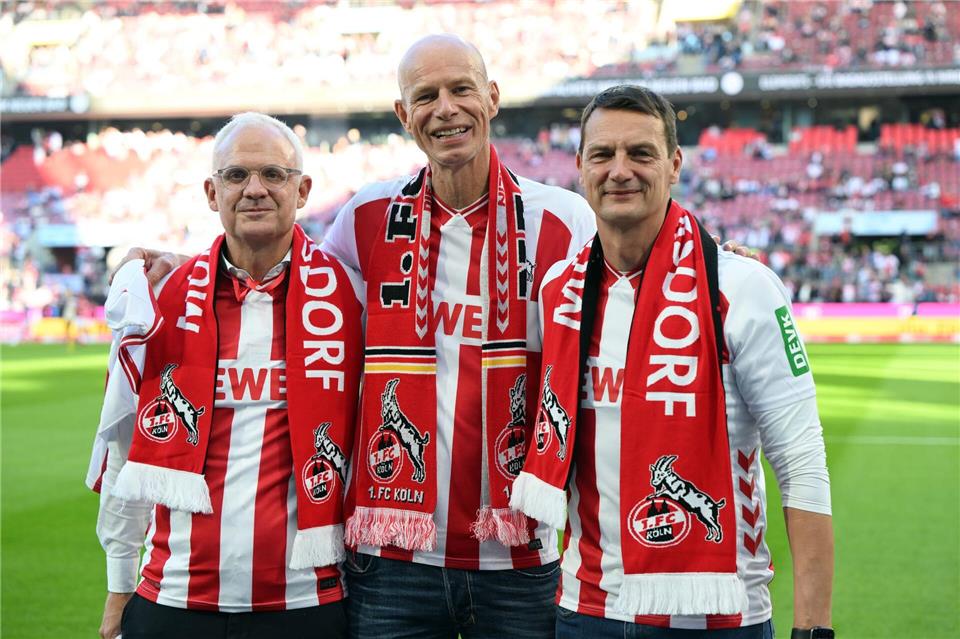 Ulf Sobek (r) will sich komplett auf den 1. FC Köln konzentrieren. (Archivbild)Federico Gambarini/dpa