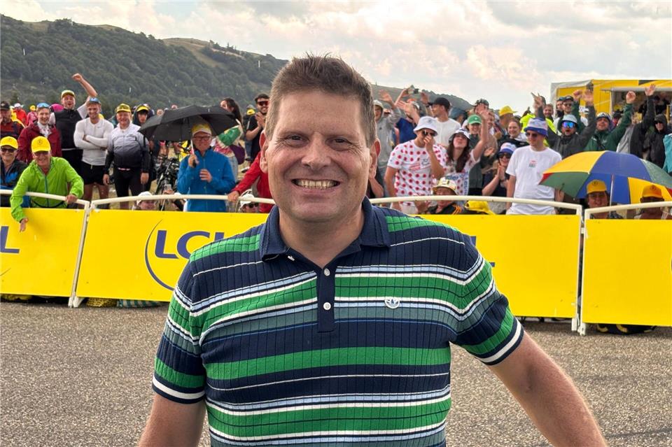 Ullrich bei der diesjährigen Tour. (Archivbild)Felix Schröder/dpa