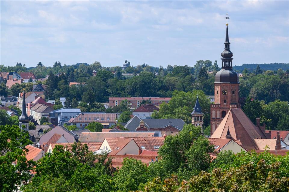 Um die 30.000 Menschen erwartet die Stadt Spremberg in der Lausitz zum Heimatfest vom Freitag bis Montag. (Archivbild)Patrick Pleul/dpa