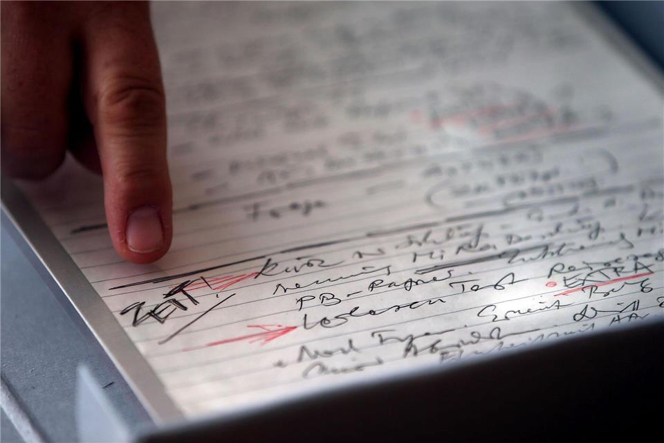 Um diesen Zettel gibt es seit Jahren juristischen Ärger. Jetzt entscheidet das Oberverwaltungsgericht in Münster über den Fall. (Archivbild)picture alliance / dpa